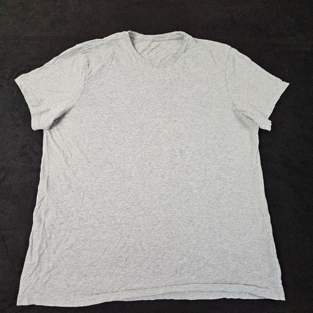 J.CREW Washed Gray Short Sleeve Cotton T-Shirt Men's XL